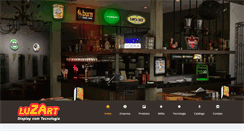 Desktop Screenshot of luzart.com.br